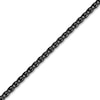 Thumbnail Image 2 of Men's 3.0mm Wheat Chain Necklace in Solid Stainless Steel  with Black IP - 22"