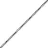 Thumbnail Image 2 of Men's 3.0mm Antique-Finish Wheat Chain Necklace in Solid Stainless Steel  - 22"
