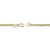 Thumbnail Image 3 of Men's 3.0mm Wheat Chain Necklace in Solid Stainless Steel  with Yellow IP - 22"