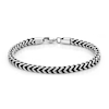 Thumbnail Image 1 of Men's 5.0mm Antique-Finish Foxtail Chain Bracelet in Solid Stainless Steel  - 9.0"