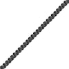 Thumbnail Image 2 of Men's 4.0mm Satin-Finish Foxtail Chain Necklace in Solid Stainless Steel  with Black IP - 24"
