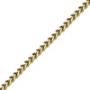 Thumbnail Image 2 of Men's 4.0mm Foxtail Chain Necklace in Solid Stainless Steel  with Yellow IP - 22"