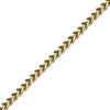 Thumbnail Image 1 of Men's 4.0mm Foxtail Chain Necklace in Solid Stainless Steel  with Yellow IP - 22"