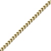 Thumbnail Image 1 of Men's 4.0mm Foxtail Chain Necklace in Solid Stainless Steel  with Yellow IP - 24"