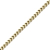 Thumbnail Image 2 of Men's 4.0mm Foxtail Chain Necklace in Solid Stainless Steel  with Yellow IP - 24&quot;