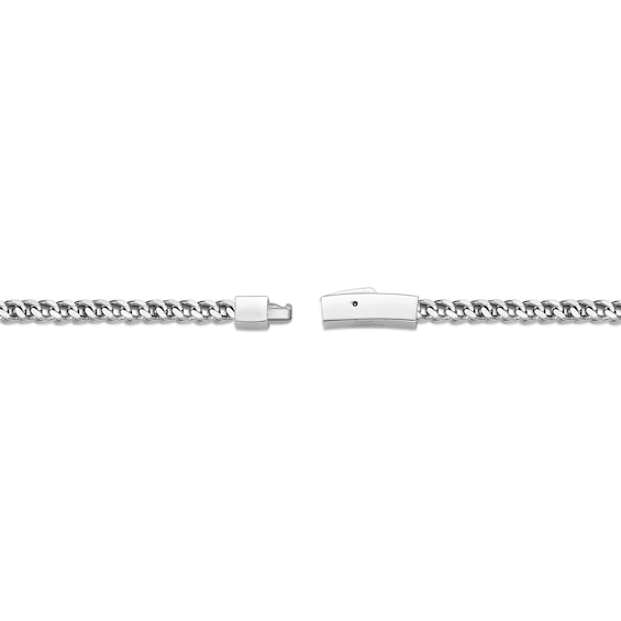 Men's 4.0mm Foxtail Chain Necklace in Solid Stainless Steel - 24"
