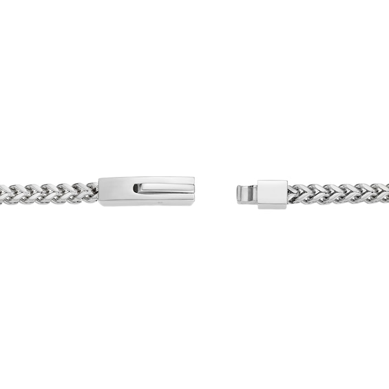 Men's 4.0mm Foxtail Chain Necklace in Solid Stainless Steel - 24"