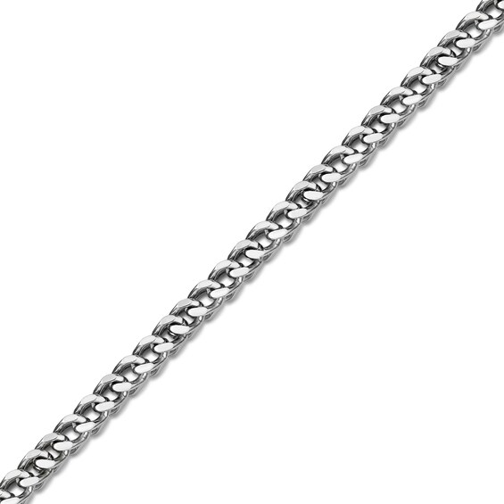 4.0mm Foxtail Chain Bracelet in Solid Stainless Steel - 9.0"