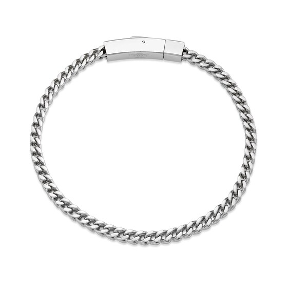 4.0mm Foxtail Chain Bracelet in Solid Stainless Steel - 9.0"