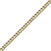 Thumbnail Image 2 of Men's 4.0mm Foxtail Chain Bracelet in Solid Stainless Steel  with Yellow IP - 9.0"