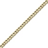 Thumbnail Image 1 of Men's 4.0mm Foxtail Chain Bracelet in Solid Stainless Steel  with Yellow IP - 9.0"