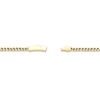 Thumbnail Image 3 of Men's 4.0mm Foxtail Chain Bracelet in Solid Stainless Steel  with Yellow IP - 9.0"