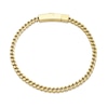 Thumbnail Image 4 of Men's 4.0mm Foxtail Chain Bracelet in Solid Stainless Steel  with Yellow IP - 9.0"