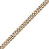 Thumbnail Image 1 of Men's 8.0mm Multi-Finish Curb Chain Necklace in Solid Stainless Steel  and Yellow IP - 24"