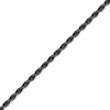 Thumbnail Image 2 of Men's 3.5mm Antique-Finish Rope Chain Necklace in Solid Stainless Steel  with Black IP - 22"