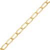 Thumbnail Image 1 of 6.4mm Open Oval-Shaped Curb Chain Bracelet in Hollow 14K Gold - 7.5"