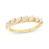 Thumbnail Image 1 of 1/3 CT. T.W. Marquise Diamond Slant Nine Stone "S" Anniversary Band in 14K Gold