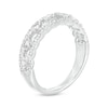 Thumbnail Image 3 of 1 CT. T.W. Sideways Marquise and Round Diamond Triple Row Anniversary Band in 14K White Gold
