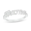 Thumbnail Image 0 of Love Talks 1/8 CT. T.W. Diamond "Mama" Ring in 10K White Gold