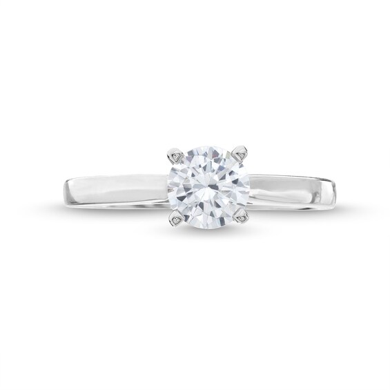 3/4 CT. Diamond Solitaire Tapered Shank Engagement Ring in Platinum (I/I2)