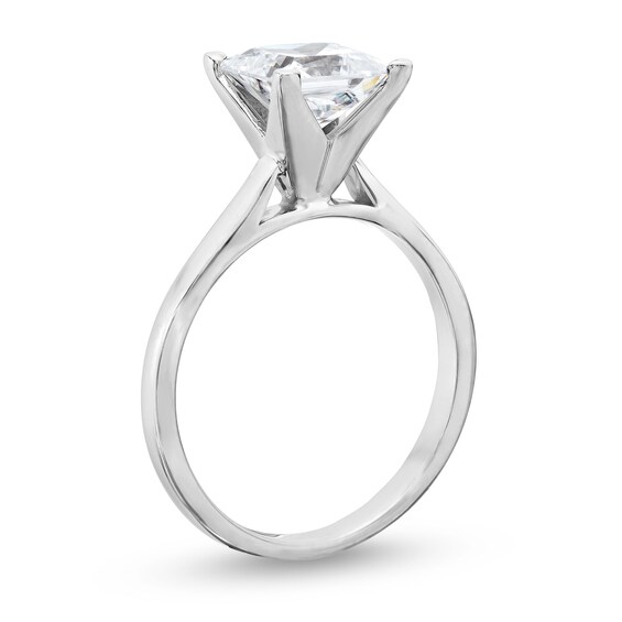 1-1/2 CT. Princess-Cut Diamond Solitaire Engagement Ring in Platinum (I/I2)