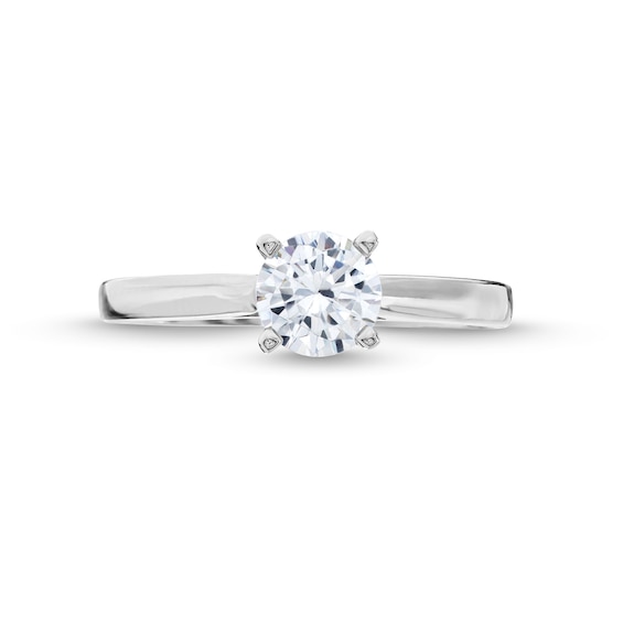 2 CT. Diamond Solitaire Tapered Shank Engagement Ring in Platinum (I/I2)
