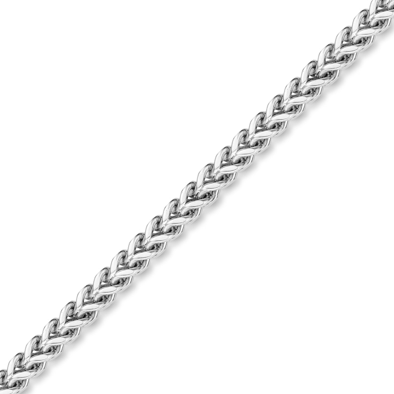 Main Image 2 of Men's 6.0mm Foxtail Chain Necklace in Solid Stainless Steel  - 24"