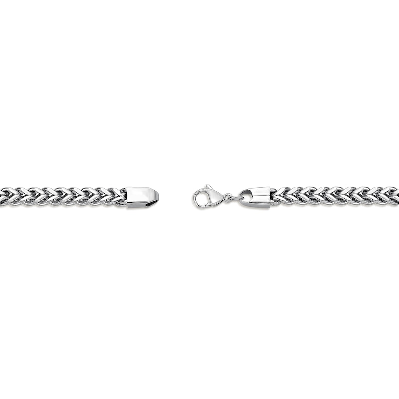 Main Image 3 of Men's 6.0mm Foxtail Chain Necklace in Solid Stainless Steel  - 24"