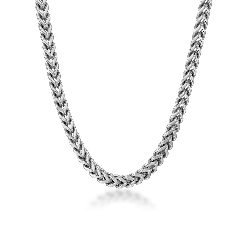 Main Image 1 of Men's 6.0mm Foxtail Chain Necklace in Solid Stainless Steel  - 30"