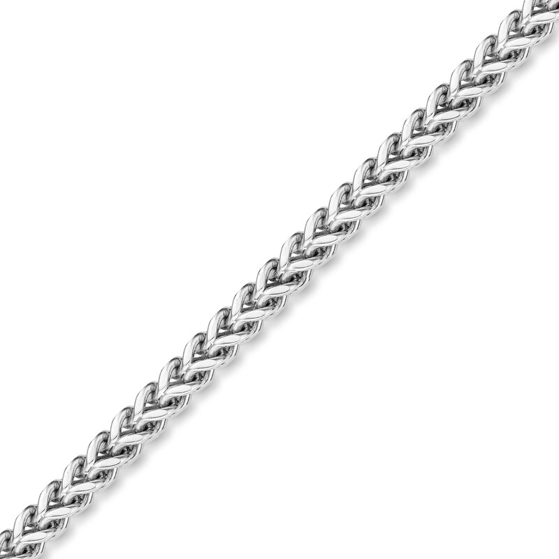 Main Image 2 of Men's 6.0mm Foxtail Chain Necklace in Solid Stainless Steel  - 30"