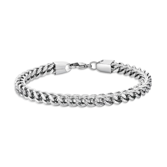 6.0mm Foxtail Chain Bracelet in Solid Stainless Steel - 9.0"