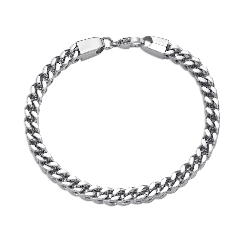 Men's 6.0mm Foxtail Chain Bracelet in Solid Stainless Steel  - 9.0"