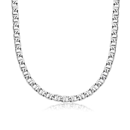 Men's 10.0mm Mariner Chain Necklace in Solid Stainless Steel  - 24"