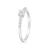 Thumbnail Image 2 of 1/10 CT. T.W. Diamond Nine Stone Promise Ring in Sterling Silver