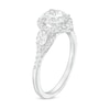 Thumbnail Image 3 of 1-5/8 CT. T.W. Certified Lab-Grown Diamond Frame Engagement Ring in 14K White Gold (F/VS2)
