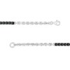 Thumbnail Image 3 of Vera Wang Men 2 CT. T.W. Black Diamond Line Bracelet in Sterling Silver - 8.5"