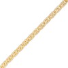 Thumbnail Image 1 of Men's 5.0mm Diamond-Cut Curb Chain Anklet in Hollow 10K Gold - 9.5"