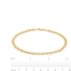 Thumbnail Image 3 of Men's 5.0mm Hollow Curb Chain Anklet in 10K Gold - 9.5"