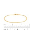 Thumbnail Image 4 of 3.0mm Herringbone Chain Bracelet in Solid 14K Gold - 7.5"