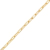 Thumbnail Image 1 of 3.55mm Paper Clip Cheval Chain Bracelet in Solid 10K Gold - 7.5"