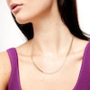 Thumbnail Image 1 of 4.7mm Multi-Finish Double Curb Chain Necklace in Hollow 10K Gold - 18"