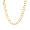 Thumbnail Image 1 of Men's 5.2mm Curb Chain Necklace in Solid 10K Gold - 22"