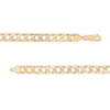 Thumbnail Image 3 of Men's 5.2mm Curb Chain Necklace in Solid 10K Gold - 22"