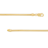 Thumbnail Image 3 of Men's 3.0mm Diamond-Cut Snake Chain Necklace in Solid 10K Gold - 20"