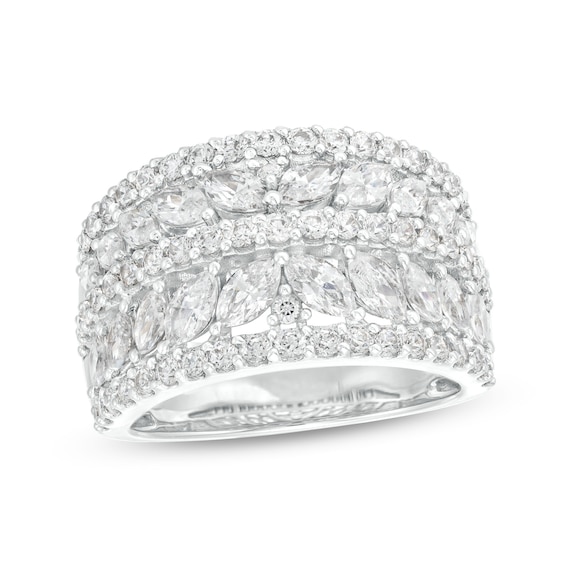 2-1/2 CT. T.w. Certified Lab-Grown Diamond Multi-Row Anniversary Band in 14K White Gold (F/Vs2)