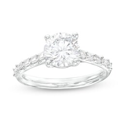 1-3/4 CT. T.W. Certified Lab-Created Diamond Engagement Ring in 14K White Gold (F/VS2)