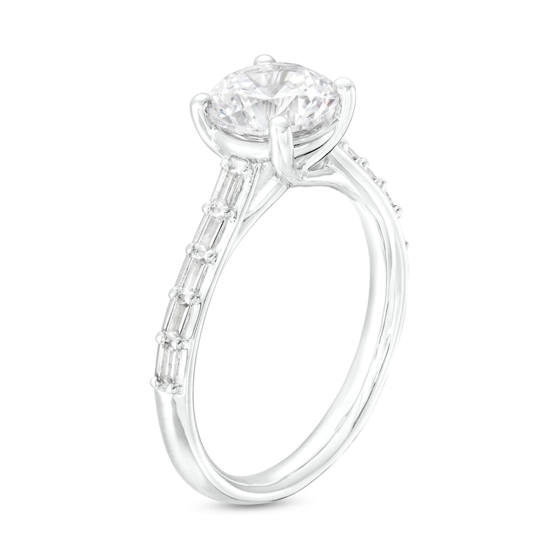 1-3/4 CT. T.W. Certified Lab-Created Diamond Engagement Ring in 14K White Gold (F/VS2)