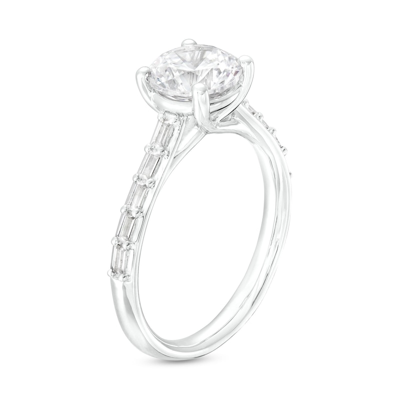 1-3/4 CT. T.W. Certified Lab-Created Diamond Engagement Ring in 14K White Gold (F/VS2)
