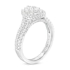 Thumbnail Image 3 of Celebration Infinite™ 1-1/5 CT. T.W. Certified Pear-Shaped Diamond Frame Engagement Ring in 14K White Gold (I/SI2)