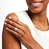 Thumbnail Image 2 of Celebration Infinite™ 2-1/4 CT. T.W. Certified Cushion-Cut Diamond Frame Engagement Ring in 14K White Gold (I/SI2)